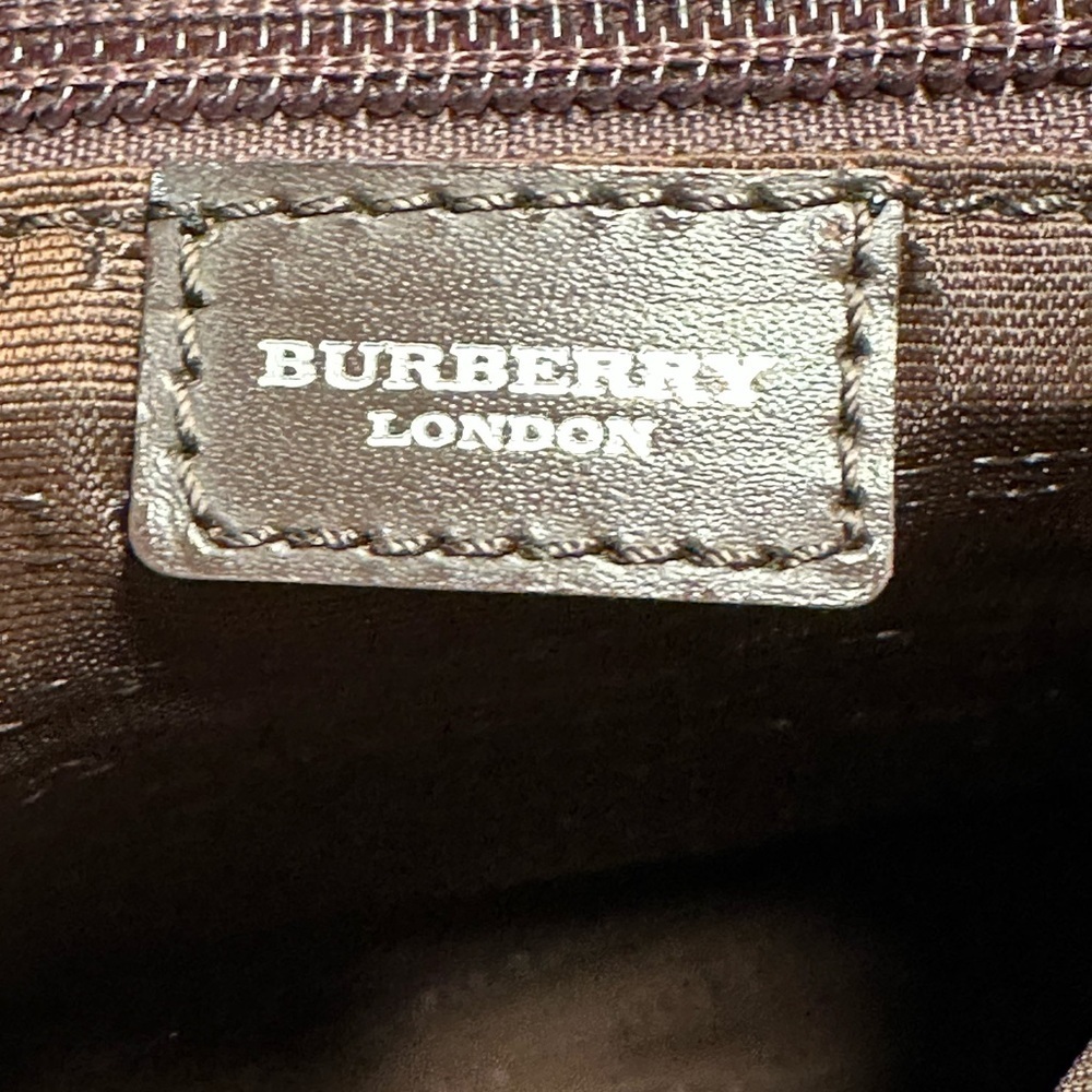 Burberry London Brown Check Crossbody Bag with COA - Picture 9 of 11